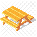 Pique Nique Table Banc Icon