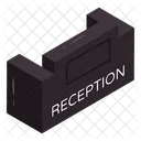 Table De Reception Comptoir De Reception Plateau De Table Icon