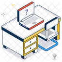 Table Detude Bureau Bureau Detude Icon