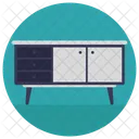 Table Drawers Bureau Icon