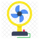 Table Fan Cooling Household Accessory Icon