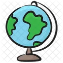Table Globe Country Map Geography Globe Icon