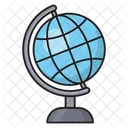 Globe World Map Icon