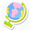Table Globe Country Map Geography Icon