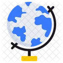 Table Globe Map Sphere Icon