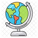 Geography Table Globe World Map Icon