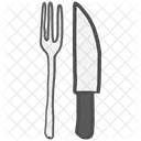 Table Knife Fork Icon