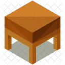 Table Stool Side Icon