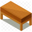 Long Wooden Endtable Icon
