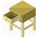 Small Table Drawer Icon