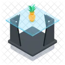 Table Decor Glass Icon