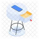 Table Decor Glass Icon