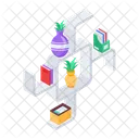 Table Decor Glass Icon