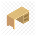 Table Isometric Business Icon