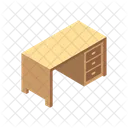 Table Isometric Business Icon