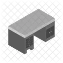 Table Isometric Business Icon