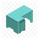 Table Isometric Business Icon