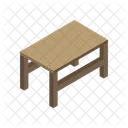 Table Isometric Business Icon