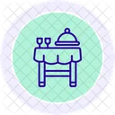 Tablesettings Arrangement Dining Icon