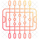테이블 축구  아이콘