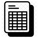 Table Spreadsheet  Icon