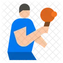 Table Tennis Tt Player Table Icon