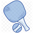 Table Tennis Racket Sport Icon