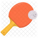 Table Tennis Game Racket Icon