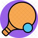 Table Tennis Ping Pong Paddle Icon