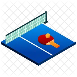 Table Tennis Field  Icon