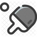 Table Tennis Ping Pong Racket Icon