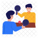 Office Game Table Tennis Tennis Icon