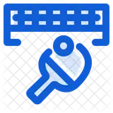 Table Tennis Net Ping Pong Sport Equipment Icon