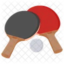 Table Tennis Paddle Paddle Tennis Game Icon