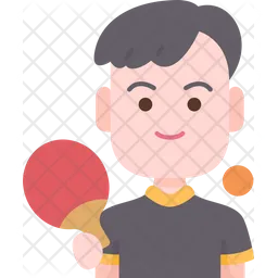 Table Tennis Player  Icon