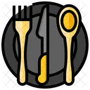 Table Ware Dinner Food Tray Icon