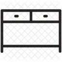 Table Tiroir Meuble Icône