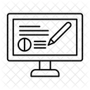 Tableau Blanc Numerique Icône