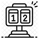 Tableau Daffichage Score Sport Icône