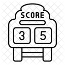 Tableau Daffichage Score Sport Icône