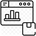 Tableau de bord logistique  Icône