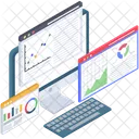 Analyse De Donnees Performances SEO Analyse Web Icône