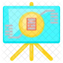 Cercle graphique du tableau  Icône