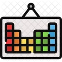 Tableau Periodique Elements Chimie Icône