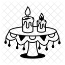 Tablecloth Fabric Decoration Icon