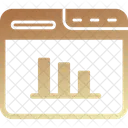 Panel De Control Grafico De Barras Navegador Icono