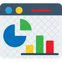 Panel De Control Grafico De Barras Navegador Icono