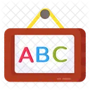 Tablero abc  Icono