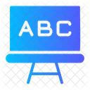 Tablero abc  Icono