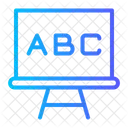 Tablero abc  Icono